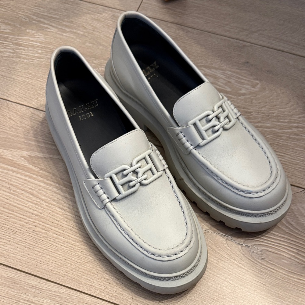Bally Gioia Grey Loafers 39.5